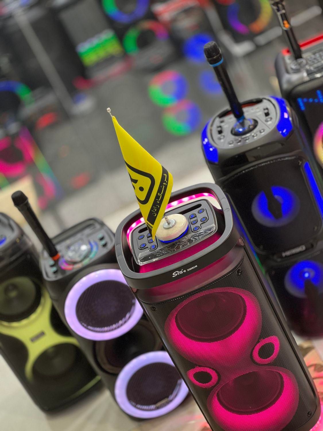 اسپیکر بلوتوثی Party Box میکروفون وایرلس+گارانتی|سیستم صوتی خانگی|کرج, گوهردشت|دیوار