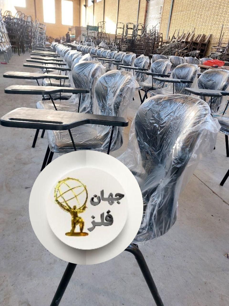 صندلی دسته دار/محصلی/آموزشی/صدفی امتحانی مشکی|صندلی و نیمکت|تهران, نعمت‌آباد|دیوار