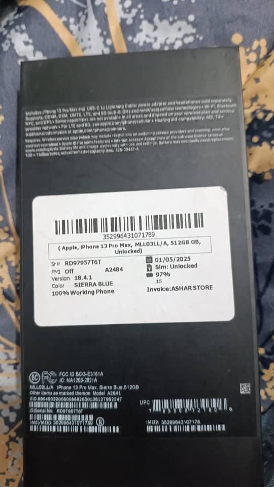 اپل iPhone 13 Pro Max با حافظهٔ ۵۱۲ گیگابایت|موبایل|اصفهان, درب سیبه علیا|دیوار