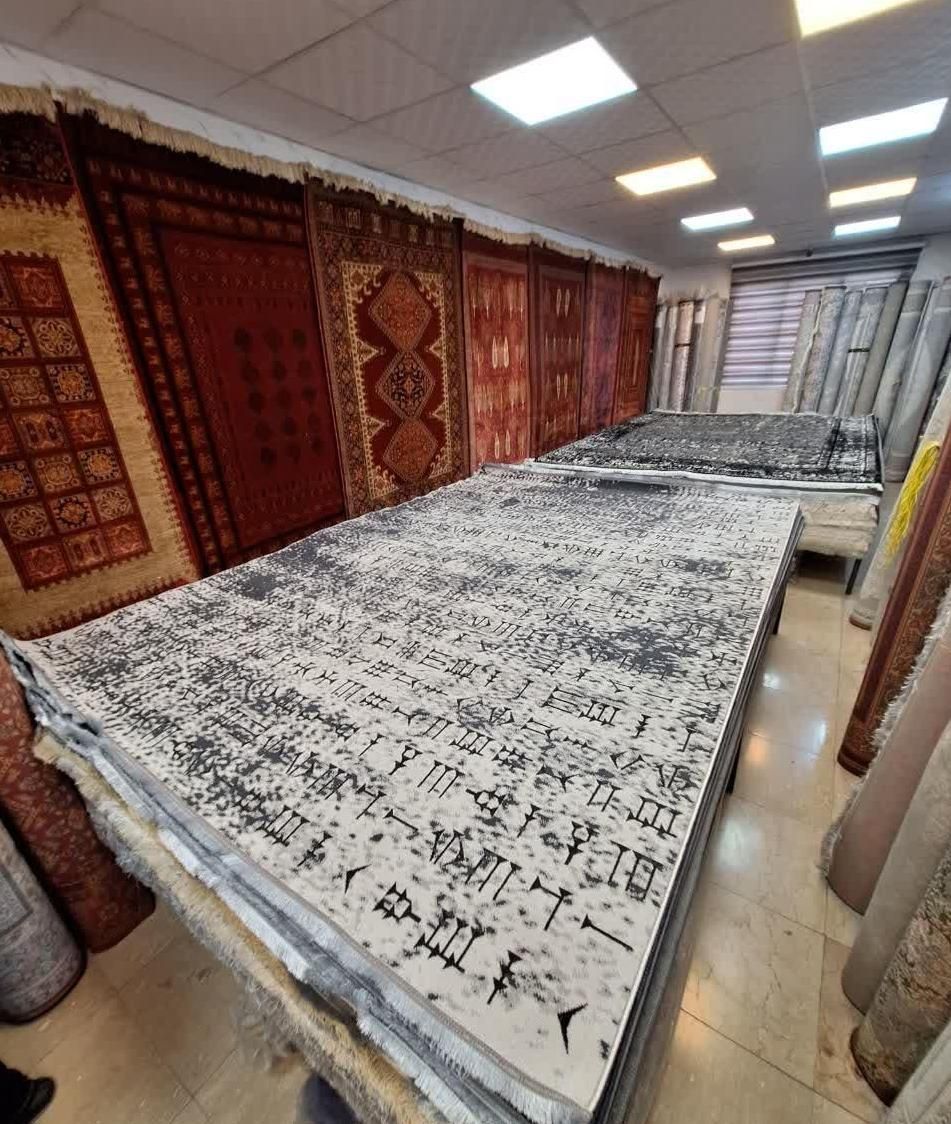 گلیم فرش ۶متری طاووس نگارین ابرنگ|فرش|مشهد, امیر|دیوار