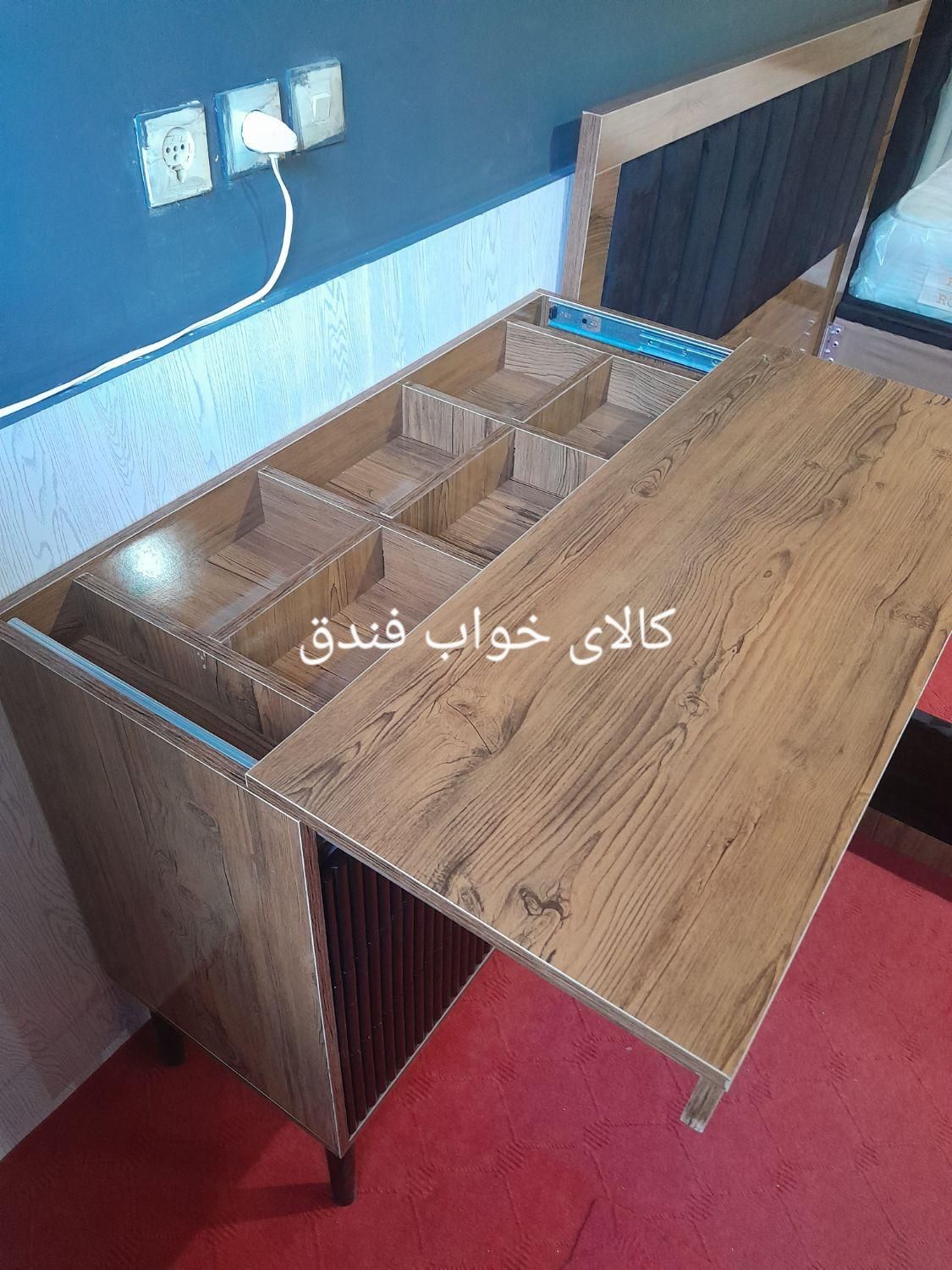 سرویس تختخواب بلک+تخت+دراور+پاتختی+فندق|تخت و سرویس خواب|مشهد, فرهنگ|دیوار