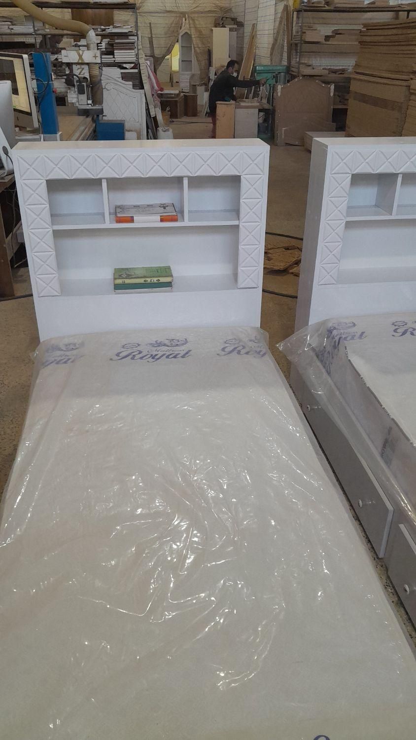 تخت خواب یک نفره کتابخانه دار|تخت و سرویس خواب|اردبیل, |دیوار