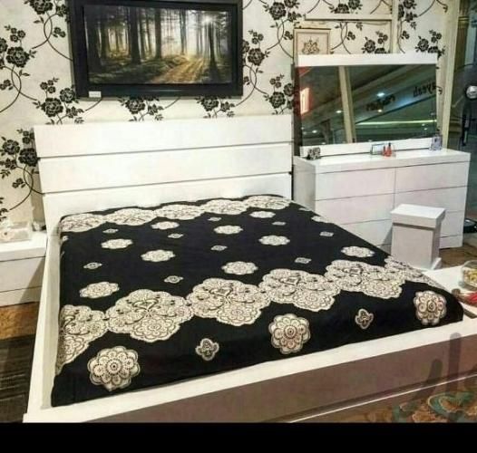 تخت خواب های زرین مخمل|تخت و سرویس خواب|گلبهار, |دیوار