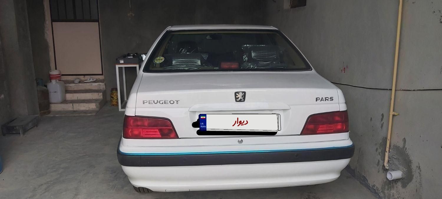 پژوپارس مدل ۴۰۱گاز برقی کارکرد ۱۰ده هزار کیلومتر|خودرو سواری و وانت|لامرد, |دیوار