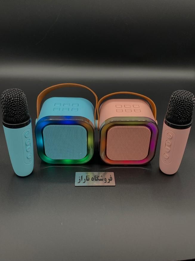 اسپیکر شارژی میکروفن دار مدل K12 رقص نور RGB|پخش‌کننده همراه|کرج, گلشهر|دیوار