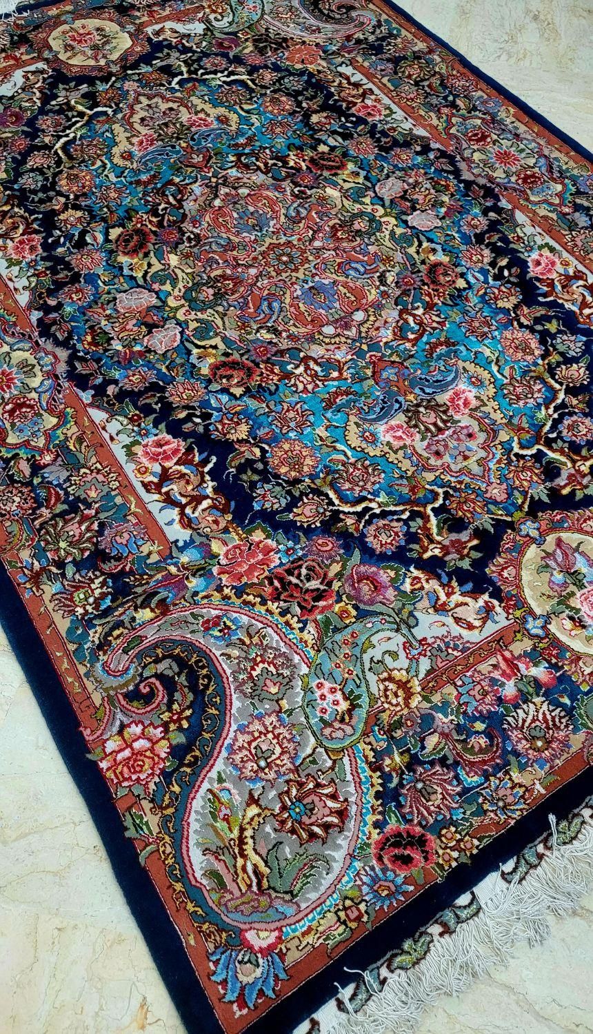 فرش دستباف ۳/۵ متری سالاری ۲ کف ابریشم نو آکبند|فرش|تهران, پونک|دیوار