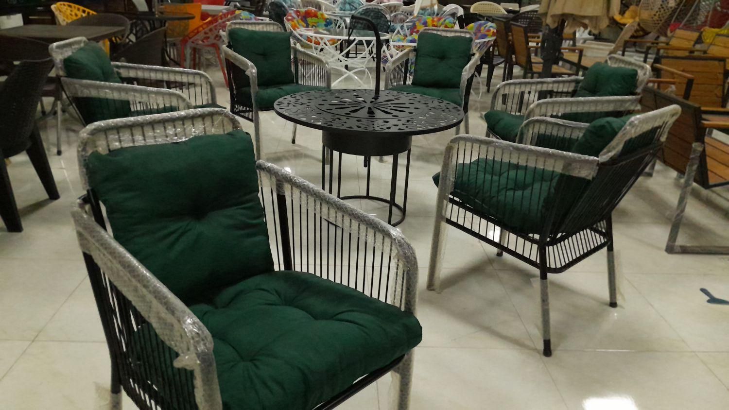 مبل باغی فرفورژه فلزی مدل Diyamond|مبلمان خانگی و میز عسلی|چهارباغ, |دیوار