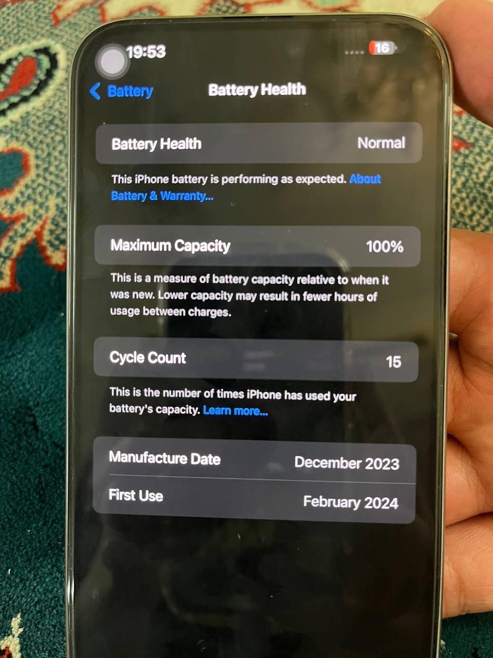 iphone 15promax/ایفون 15پرومکس 256zaa/|موبایل|تهران, پیروزی|دیوار