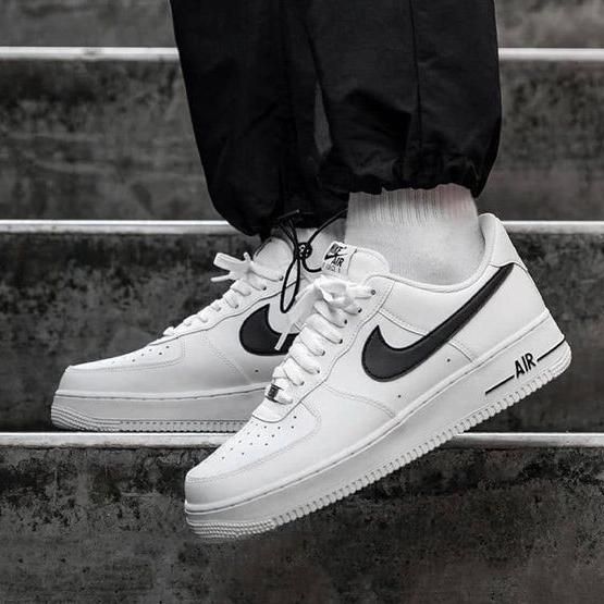 نایک ایرفورس 1 سفید تیک مشکی Nike Air Force 1|کیف، کفش، کمربند|تهران, پیروزی|دیوار