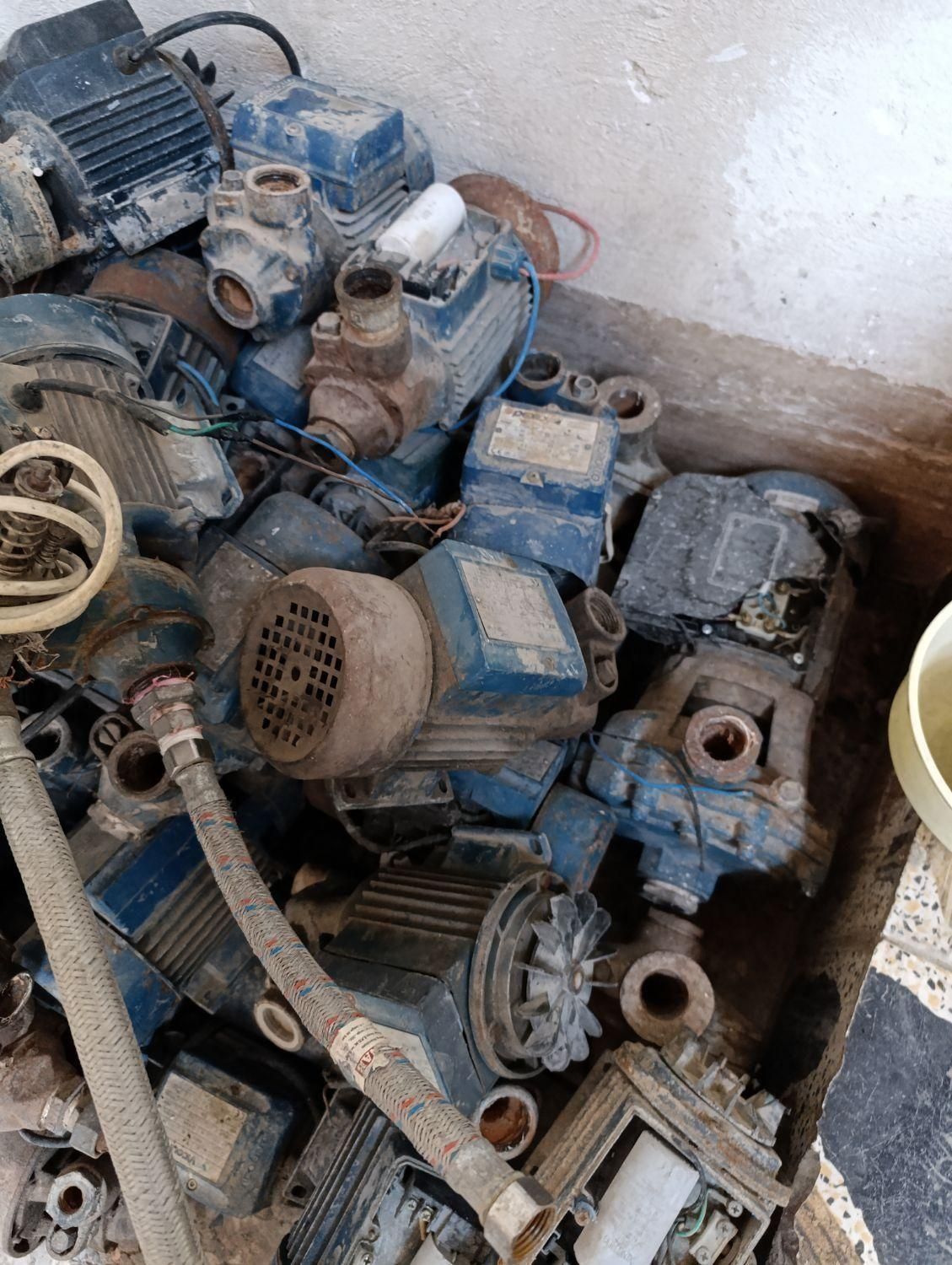 خریدار پمپ آب سوخته،الکتروموتور کولر خراب و..|خدمات پیشه و مهارت|ملارد, |دیوار