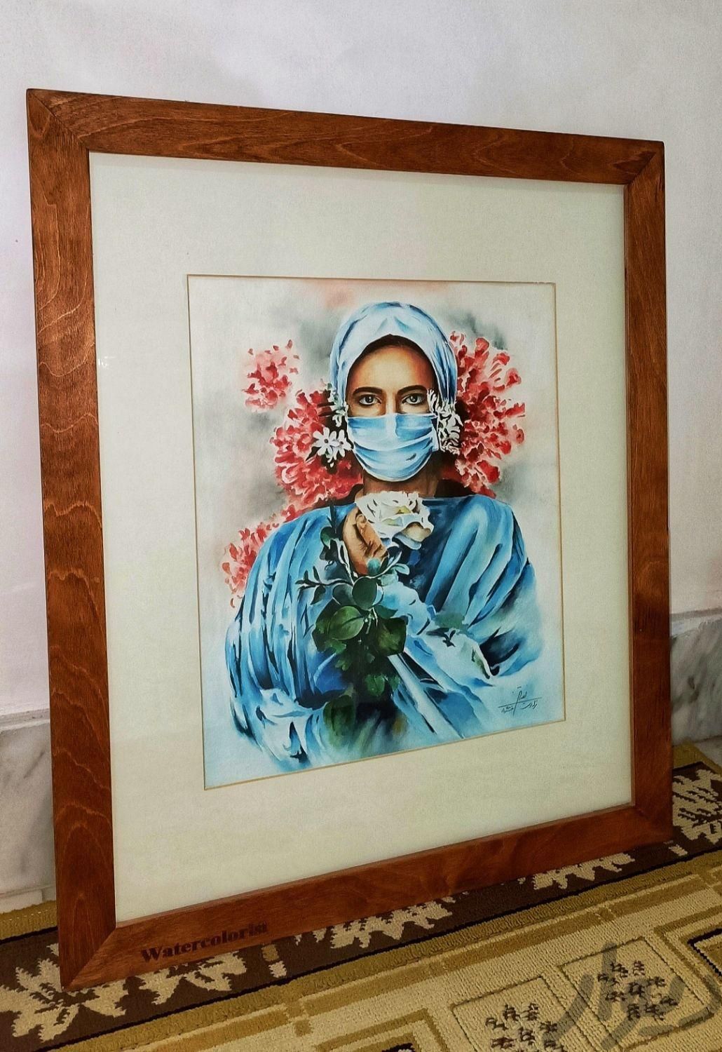 تابلو نقاشی آبرنگ طرح پزشک|تابلو، نقاشی و عکس|تهران, نیاوران|دیوار