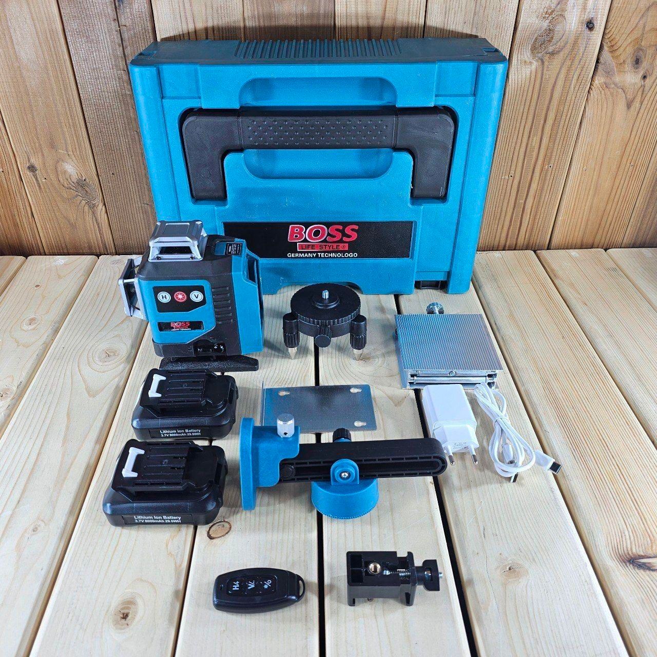 تراز لیزری نور سبز شارژی با پک لوازم کامل|ابزارآلات|اصفهان, کشاورزی|دیوار