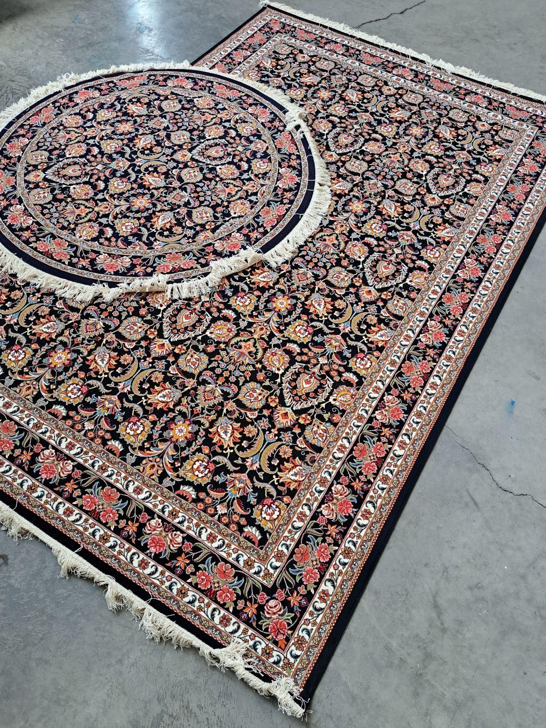 فرش ستاره کویریزد شاهکار ۷۰۰شانه افشان درباری|فرش|تهران, امام حسین|دیوار