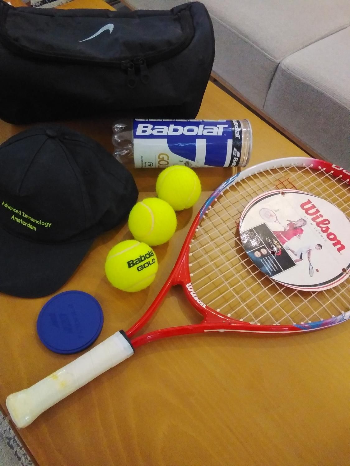 راکت تنیس wilson مدل US open 23|تجهیزات ورزشی|تهران, سعادت‌آباد|دیوار
