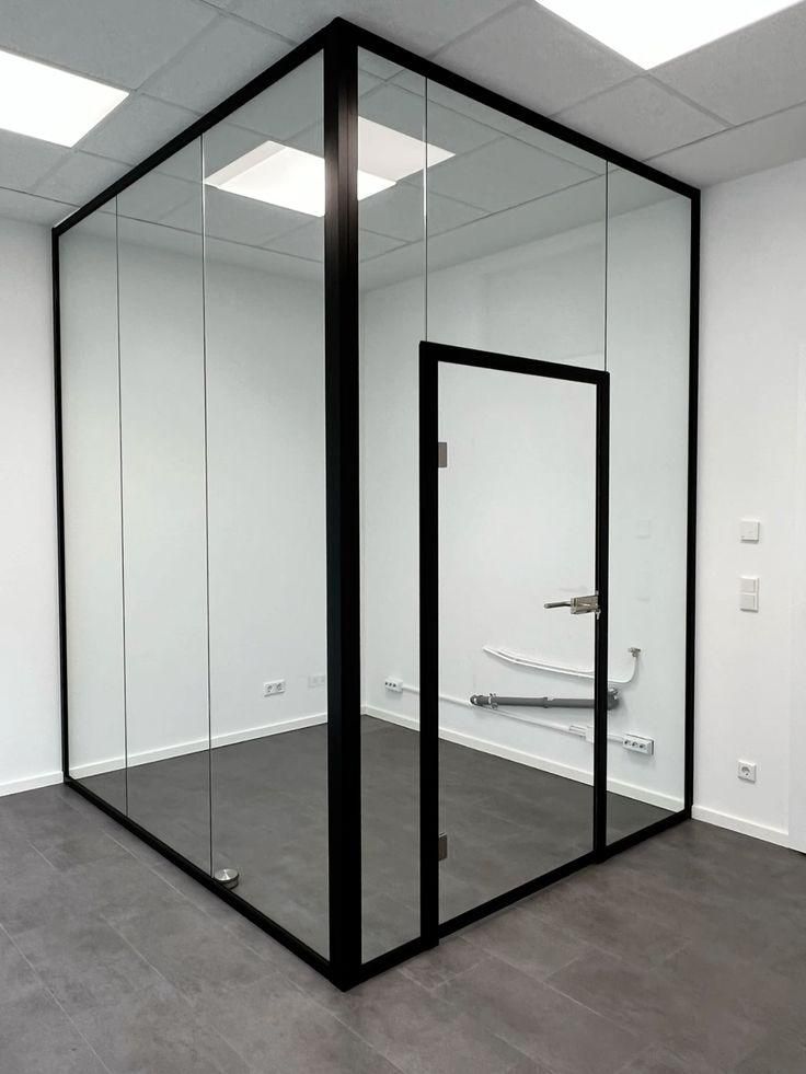 پارتیشن های شیشه ای آلومینیوم|دفتر کار|تهران, الهیه|دیوار