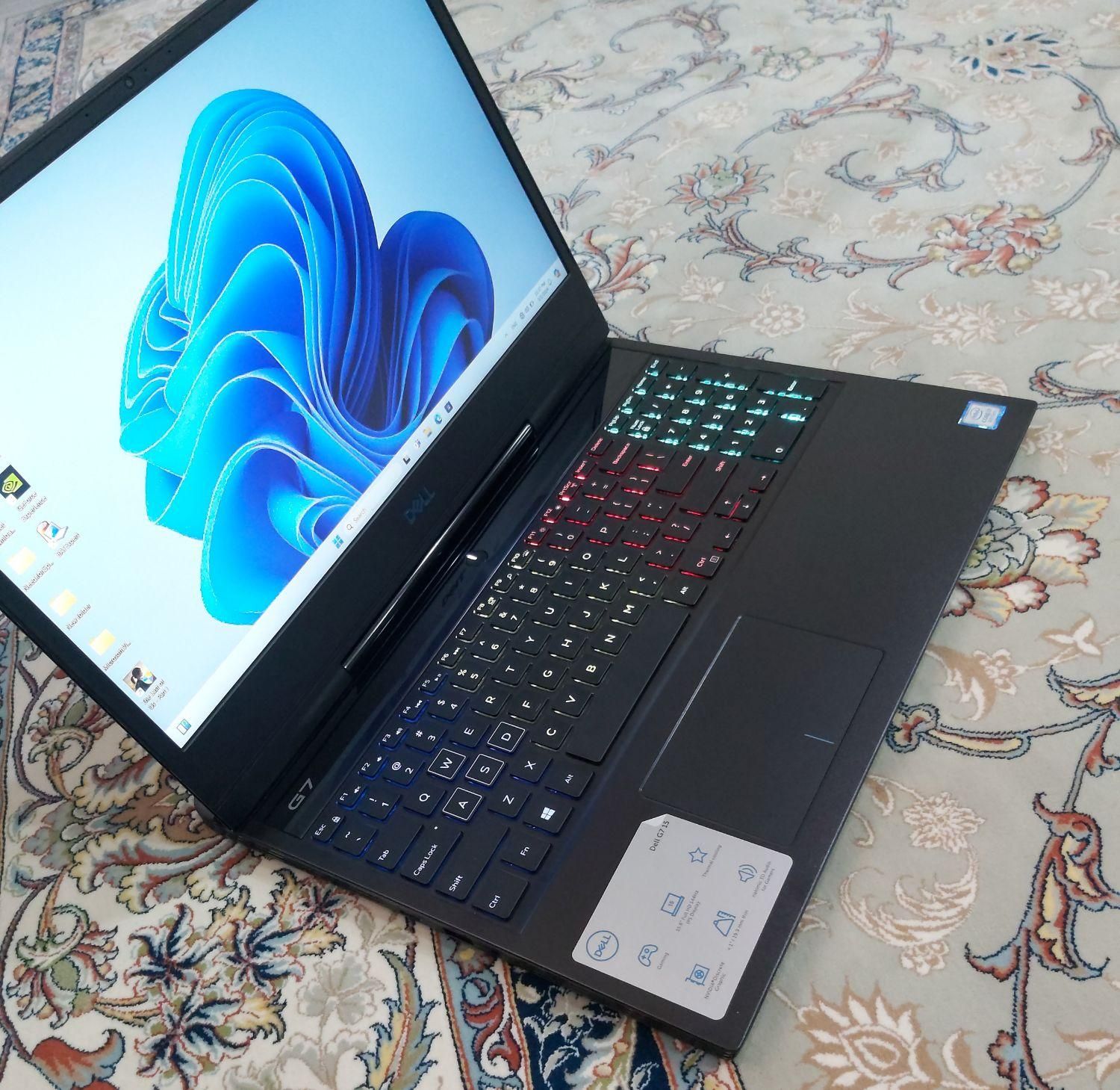 لپتاپ گیمینگ DELL G7 در حد نو RTX 2070 8GB|رایانه همراه|تهران, تولید دارو|دیوار