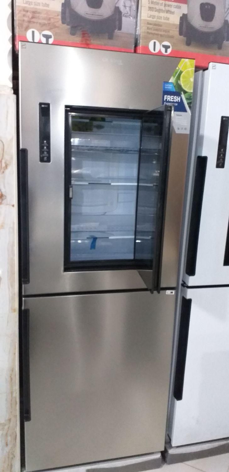 یخچال فریزر جنرال لوکسور دورین دور نقره ای|یخچال و فریزر|خرمآباد, |دیوار