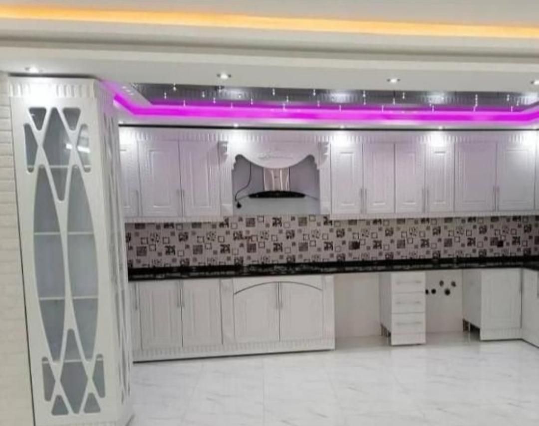 کابینت سفید و گردویی کد 6208|مصالح و تجهیزات ساختمان|شاهرود, |دیوار