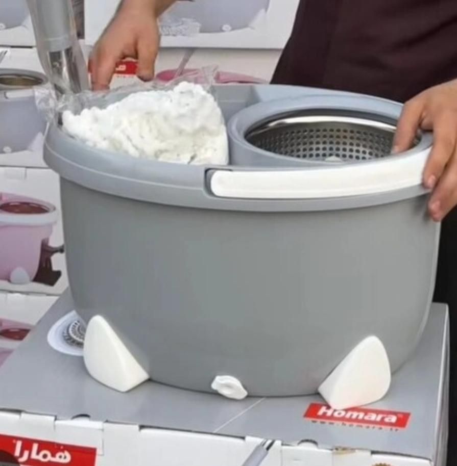 طی سطل چرخشی همارا بدون پدال سبد استیل باضمانت|لوازم نظافت|تهران, بهداشت|دیوار