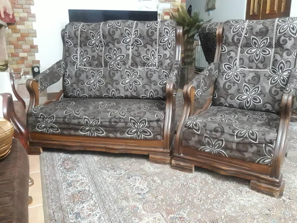 مبل شش نفره  دوتا  دو نفره   دو تا یک نفره|مبلمان خانگی و میز عسلی|قائم‌شهر, |دیوار