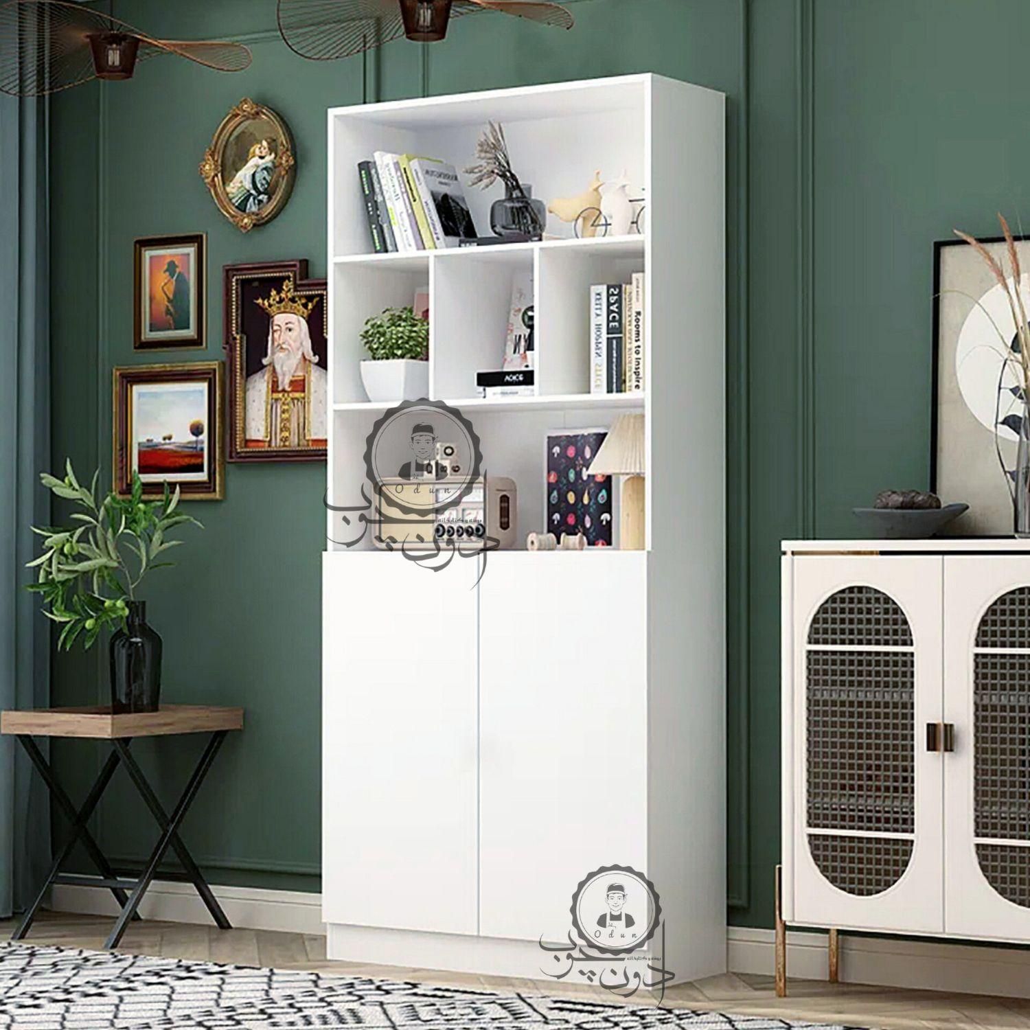 کتابخانه کمد دار مدل آرتمیس|کتابخانه، شلف، قفسه‌های دیواری|تبریز, |دیوار