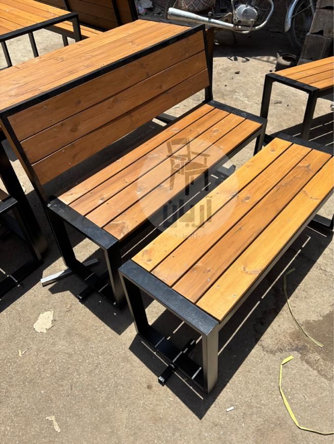 نیمکت با تکیه گاه و ساده ساخت باقیمت تولیدی|صندلی و نیمکت|اصفهان, رهنان|دیوار