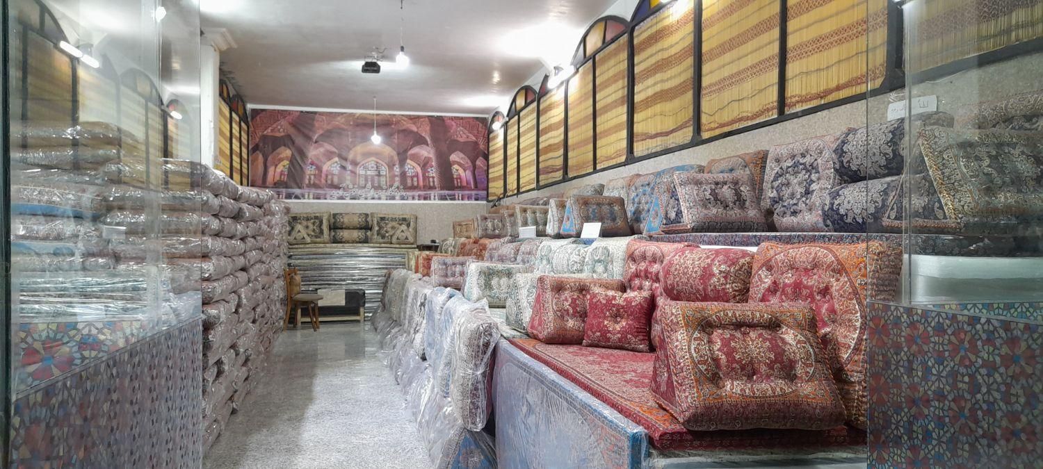 ست پشتی شاه نشین دو رو ترمه یزدی|پشتی|مشهد, وکیل‌آباد|دیوار