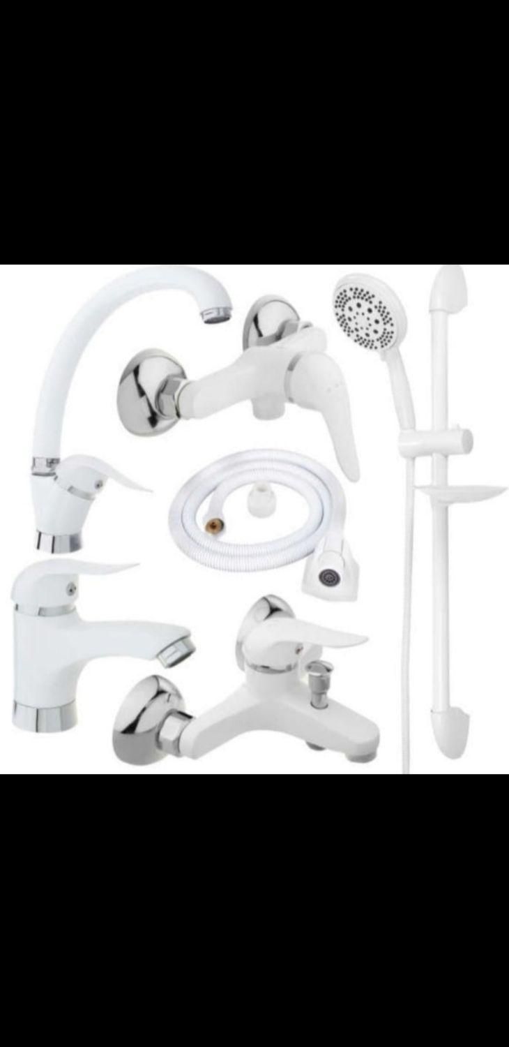 شیرالات سفید رنگ ثابت ضمانت دار|مصالح و تجهیزات ساختمان|کرج, گلشهر|دیوار