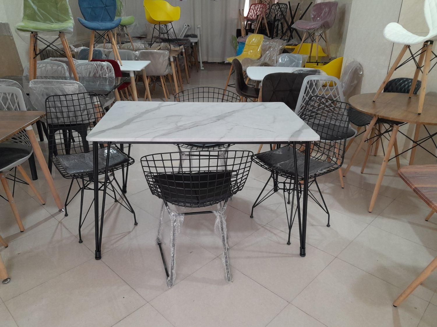 صفحه میزدوبل پایه فلزتوپی//مدل شانار|میز و صندلی غذاخوری|گرگان, |دیوار