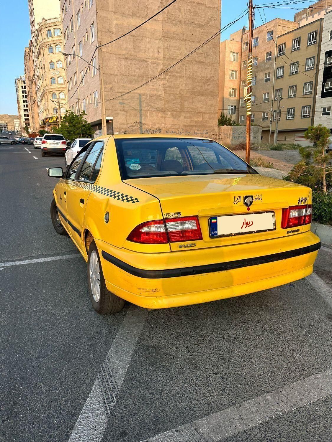 سمند تاکسی LX EF7، مدل ۱۳۹۶|خودرو سواری و وانت|تبریز, |دیوار
