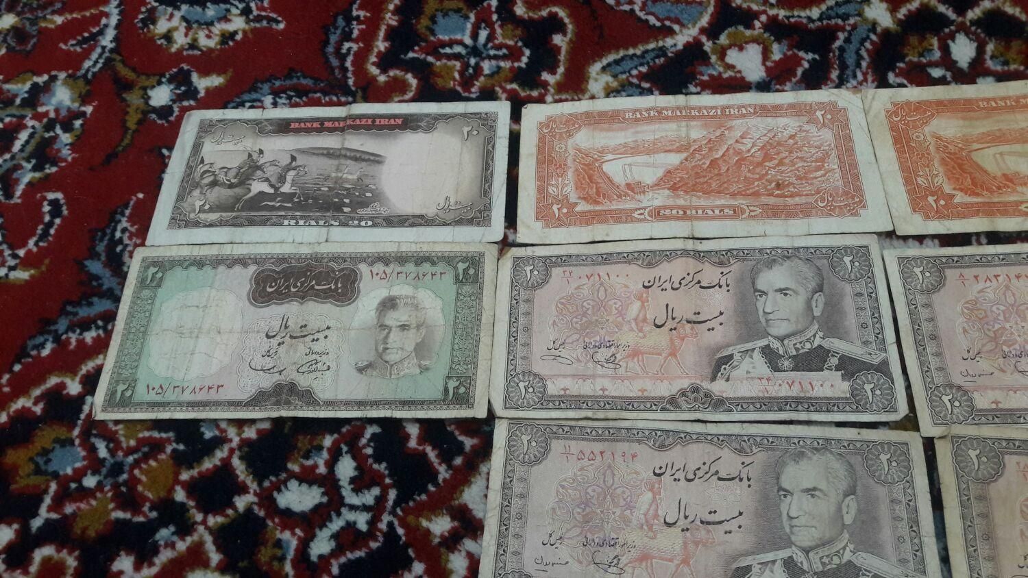 فروش اسکناس شاهی وخارجی وسکه جهوری|کلکسیون سکه، تمبر، اسکناس|اردبیل, |دیوار
