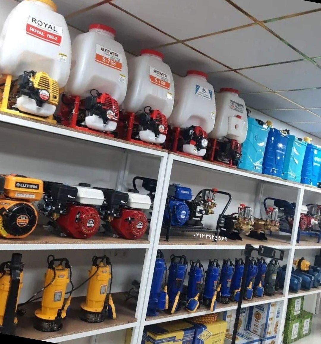 سمپاش مارک سانیو فرغونی زنبه ای لانسی موتوری|ماشینآلات صنعتی|تهران, دستغیب|دیوار