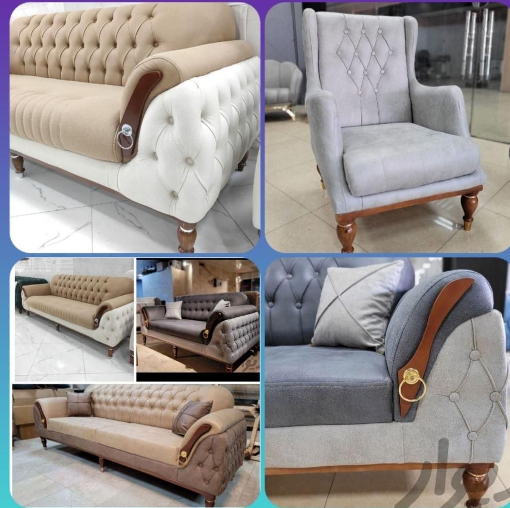 مبل لمس دست کمربندی تولیدی ضمانت کتبی|مبلمان خانگی و میز عسلی|مشکین‌دشت, |دیوار