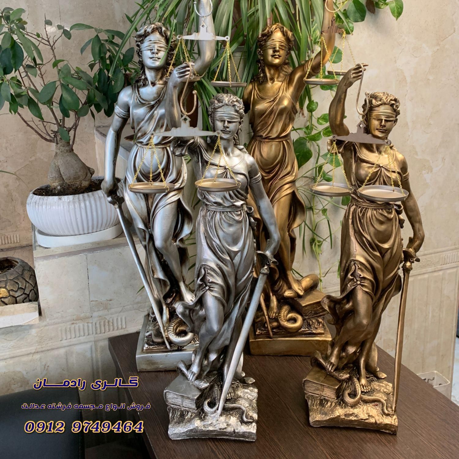 مجسمه فرشته ترازو عدالت ۷۰سانتی دکوری|مجسمه، تندیس، ماکت|تهران, شهرک غرب|دیوار