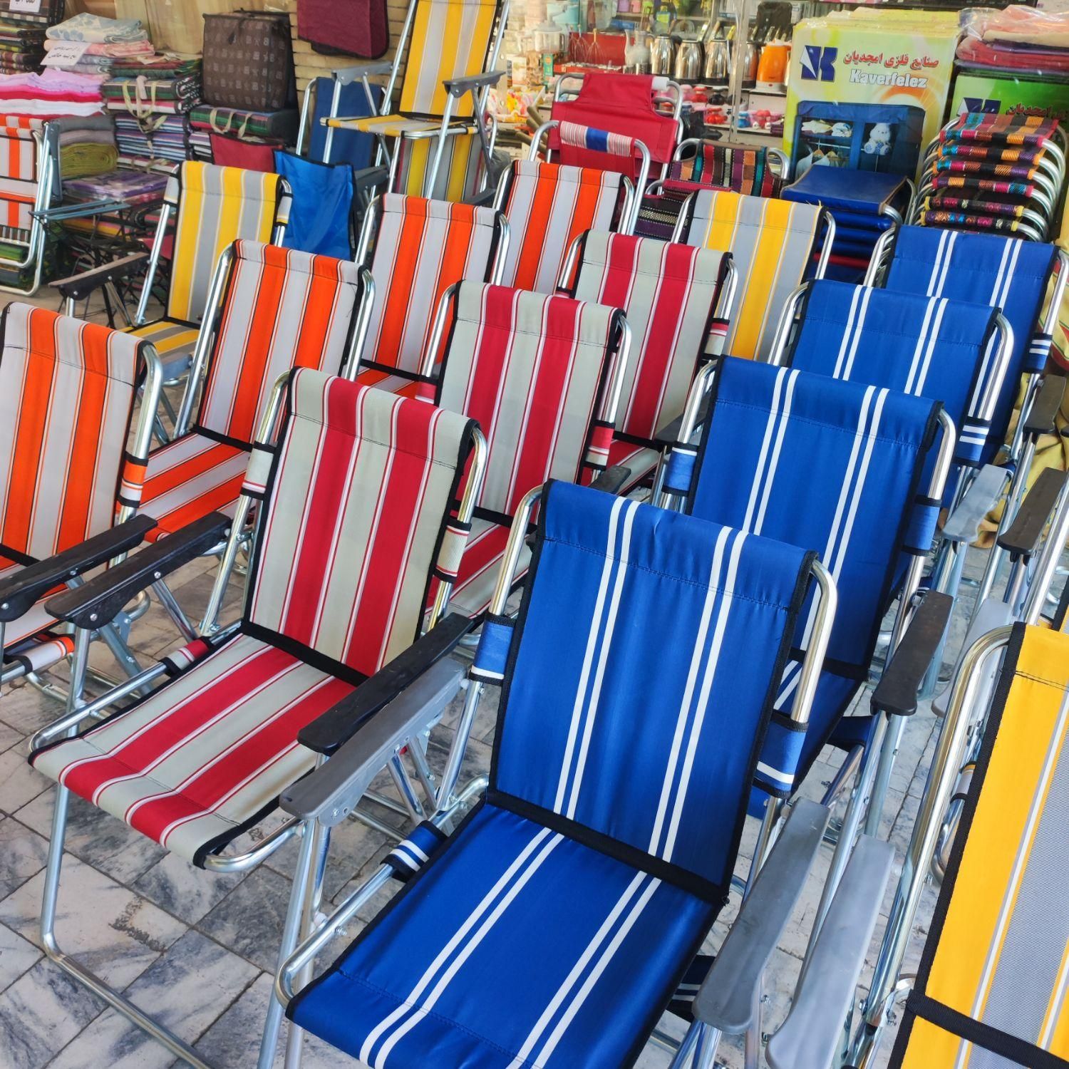 صندلی مبلی ساحلی لوله ۲۰ بدون فوم تاشو|صندلی و نیمکت|مشهد, سپاد|دیوار