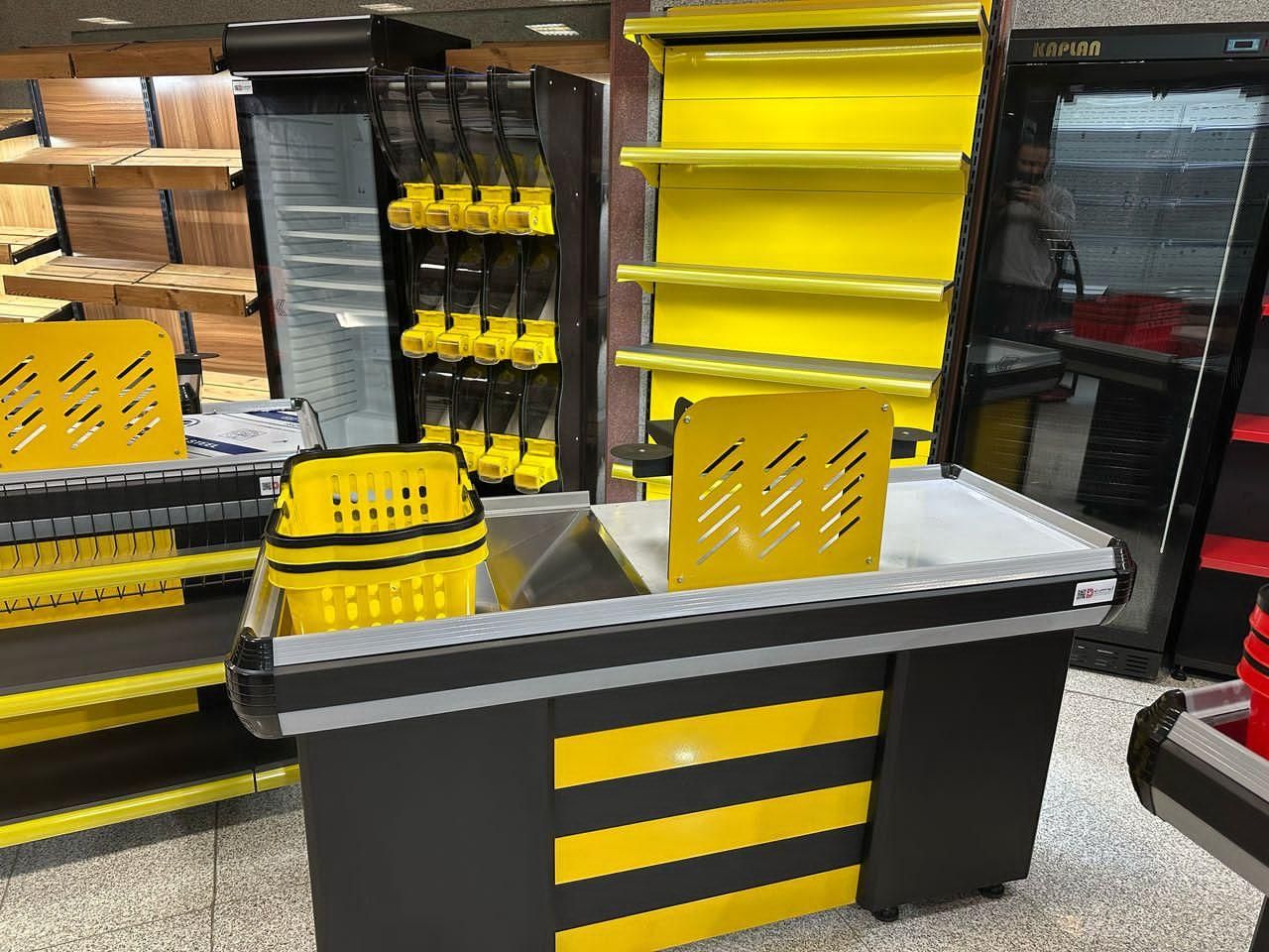 میز چک اوت ثابت و متحرک،(قفسه)|فروشگاه و مغازه|اهواز, کمپلو جنوبی|دیوار