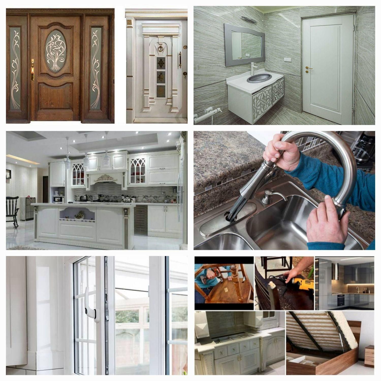 تعمیرکابینت مبل صندلی تخت درب ضدسرقتUPVCسینک شیر|خدمات پیشه و مهارت|تهران, اقدسیه|دیوار