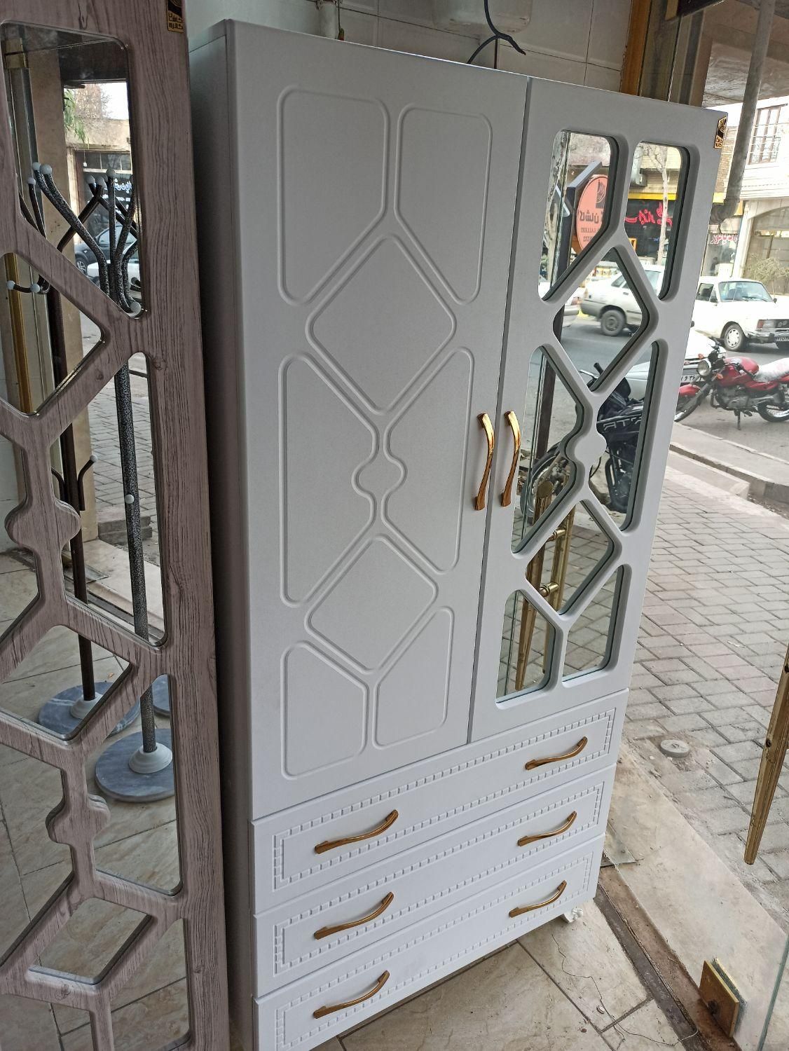 کمد ۲درب وکیوم ستاره|جاکفشی، کمد، دراور|کاشان, آیت الله سعیدی|دیوار