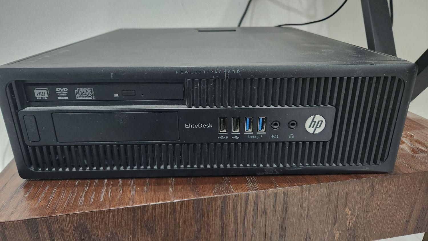 مینی کیس hp مجهز AMD A8-7600، رم 8 و SSD 256|رایانه رومیزی|مشهد, وکیل‌آباد|دیوار