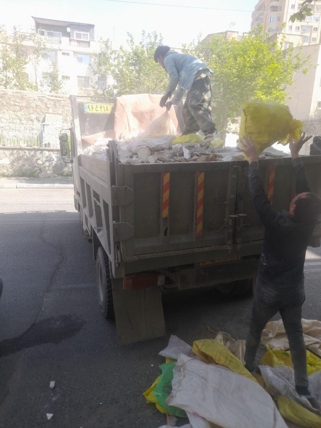 حمل خاک ونخاله کارگر بادسان بابکت پیکورکل تهران|خدمات حمل و نقل|تهران, مهران (سیدخندان)|دیوار