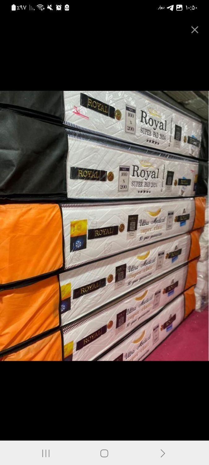 اقساط تشک و خوشخواب/از دم قسط رهنان/طرح هورا|تشک تختخواب|اصفهان, رهنان|دیوار