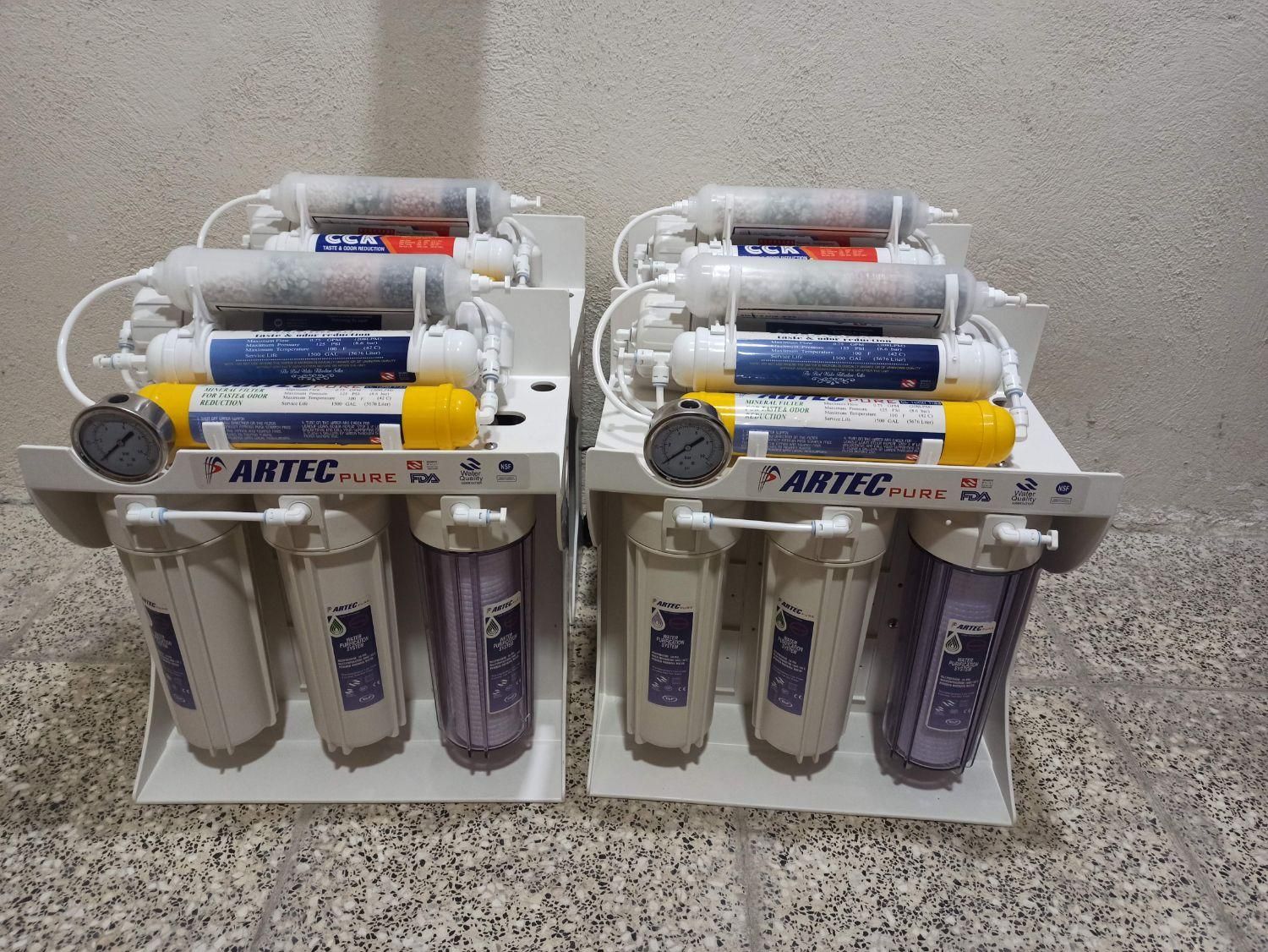 مونتاژ تصفیه آب خانگی آرتک عمده|آب‌سردکن و تصفیه آب|پرند, فاز ۶|دیوار