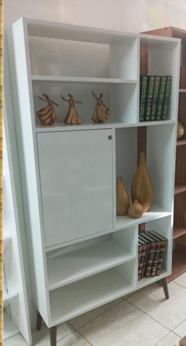 کتابخانه قفسه ویترین دکور مدل فانتزی|کتابخانه، شلف، قفسه‌های دیواری|اصفهان, رهنان|دیوار