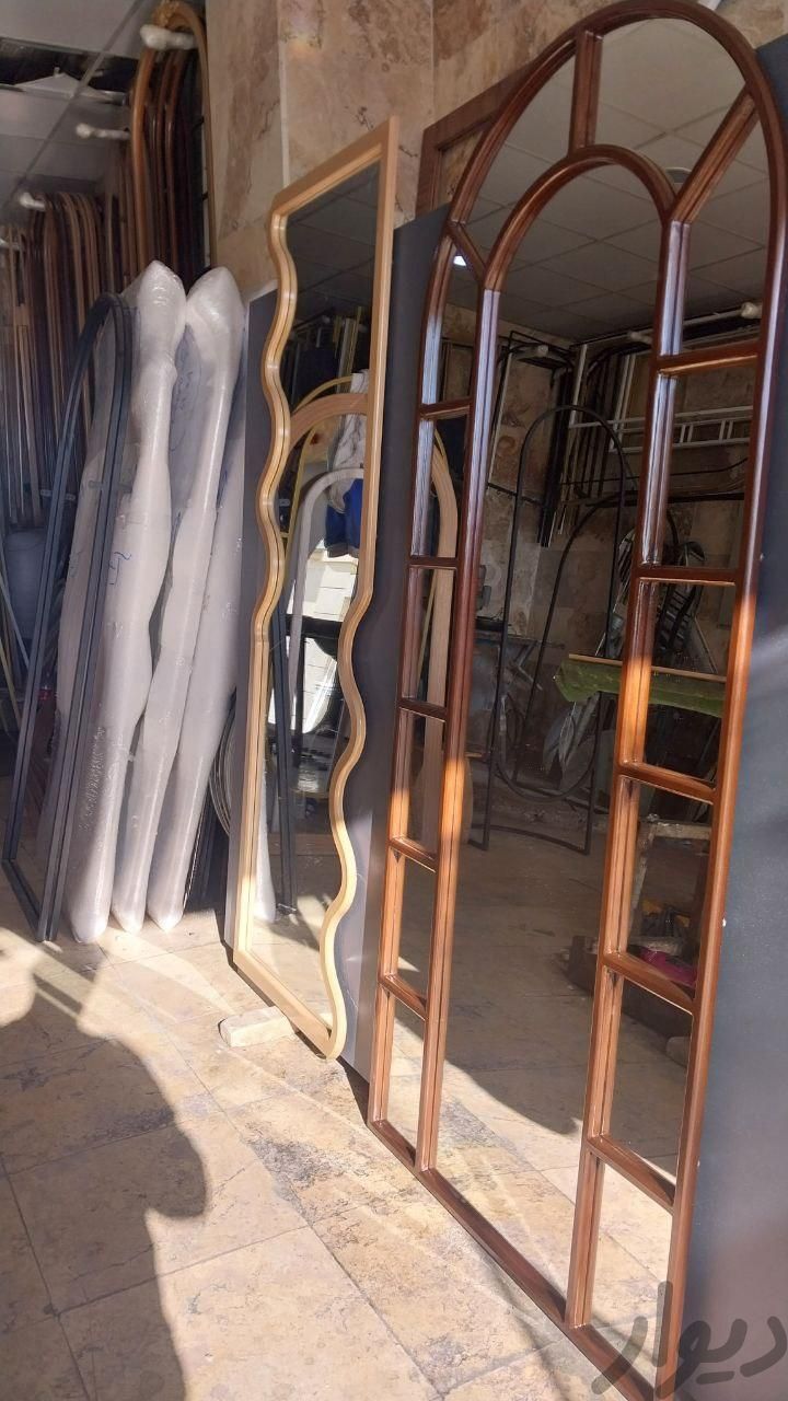 آینه قدی چوبی طرح‌دار|آینه|تهران, شهرک مسلمین|دیوار