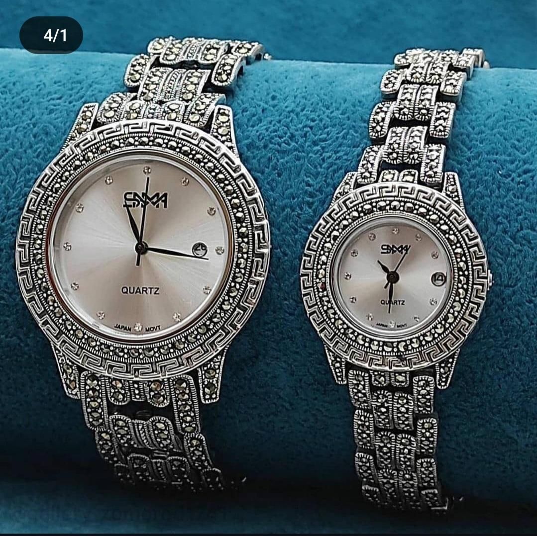 ساعت نقره جواهری و سرویس و نیم ست نقره|جواهرات|مشهد, آزادشهر|دیوار