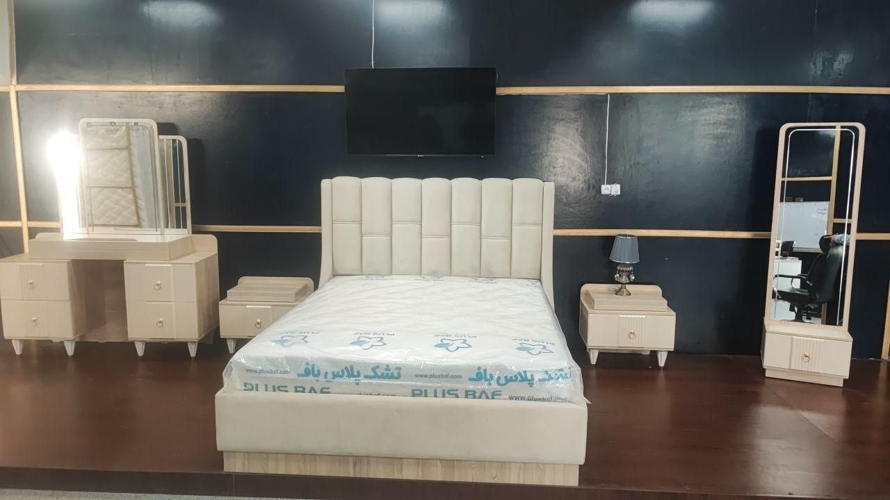 تخت النا اندازه ( ۱۶۰ / ۱۴۰/ ۱۲۰ ) تدی|تخت و سرویس خواب|الوند, |دیوار