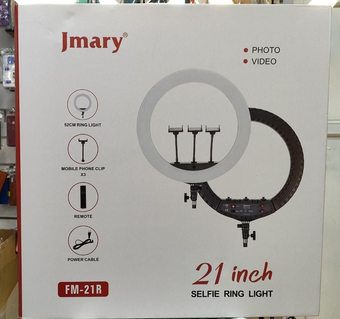 رینگ لایت جیماری 21 اینچ jmary|دوربین عکاسی و فیلم‌برداری|شیراز, زند|دیوار