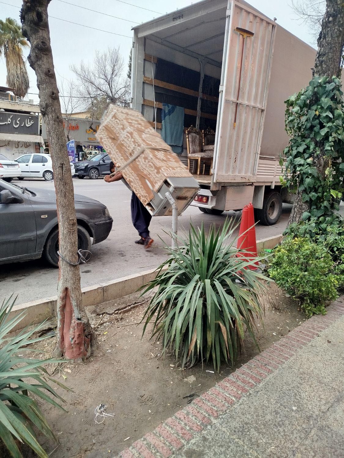 اتوبار سعادت حمل اثاثیه منزل تضمینی|خدمات حمل و نقل|زرقان, |دیوار