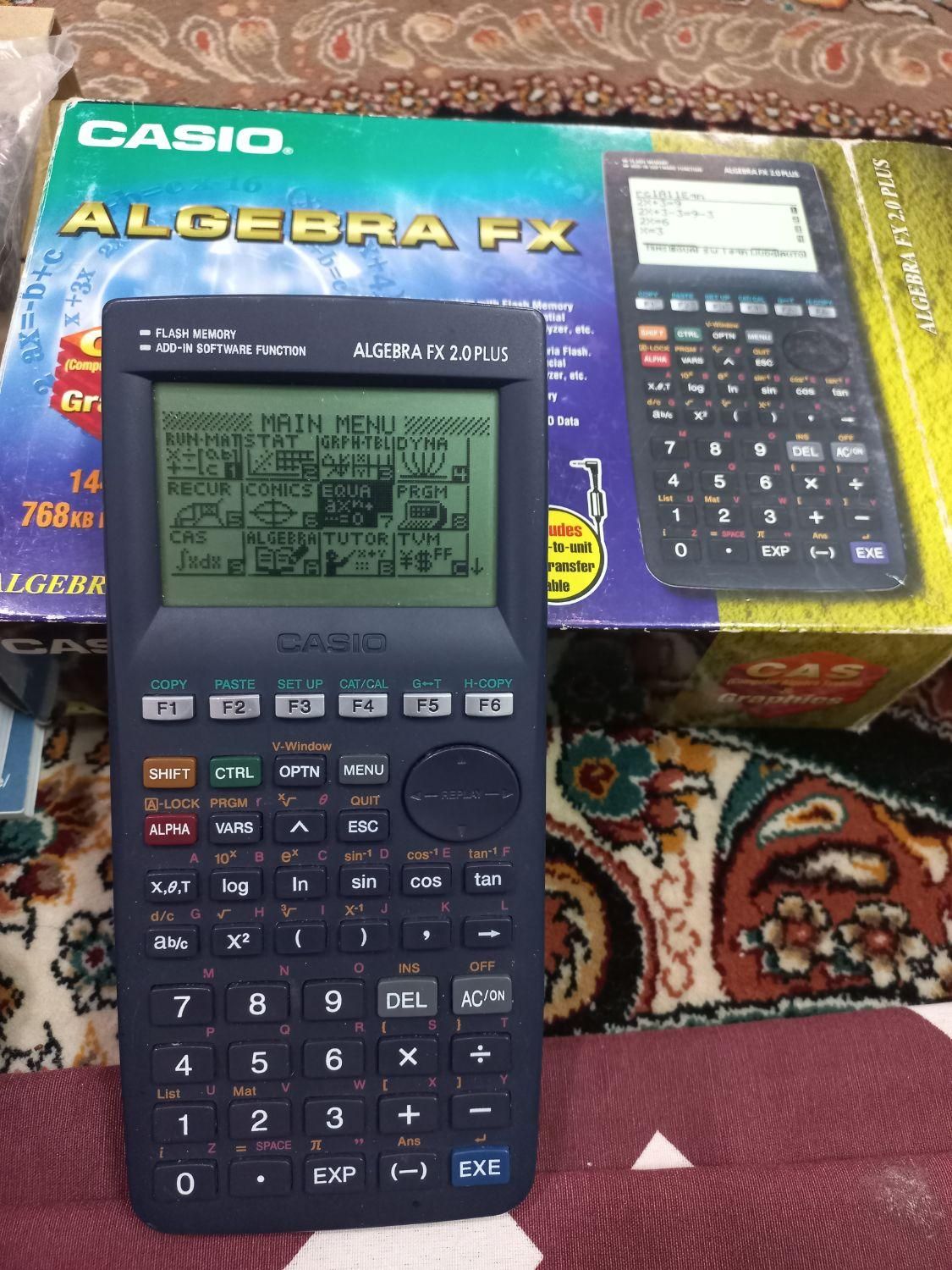 ماشین حساب الجبرا algebra fx 2.0 plus تمیز|لوازم التحریر|تهران, دانشگاه تهران|دیوار