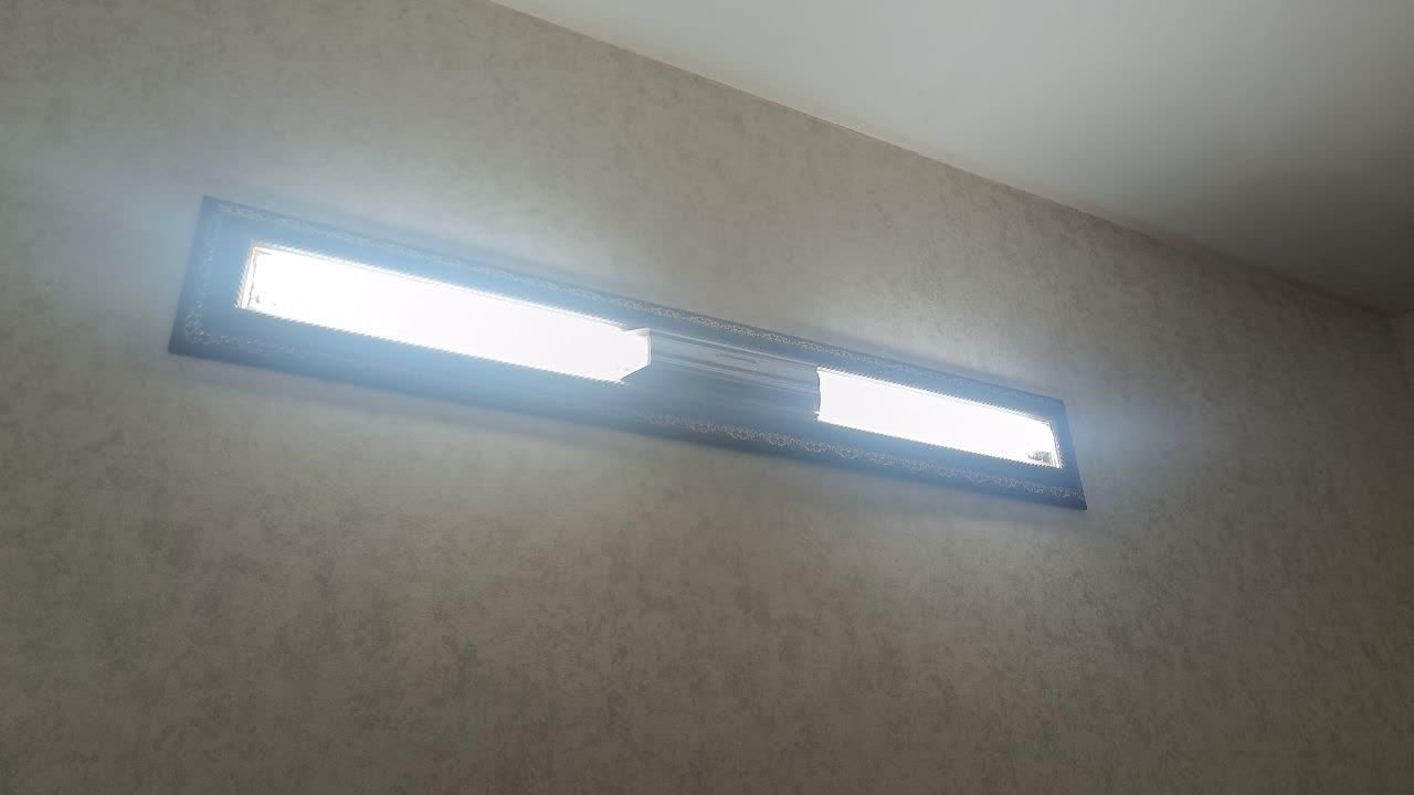 قاب پرده چوبی قاب مهتابی|لوستر و چراغ آویز|پرند, |دیوار